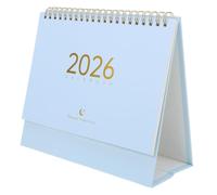ULTECHNOVO Small Standing Desk Calendar with Daily Planner and Habit Tracker Compact Decor Calendar for Work Schedule Organization Stylish Tabletop Office Organizer