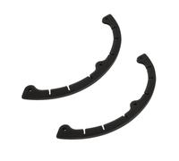 ULTECHNOVO Snowboard Edge Protector Suitable for Challenging Environments and Scenarios 2pcs Black Rubber with Three-hole Design for Anti-collision Security and Dent Resistance