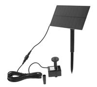 ULTECHNOVO Solar Power Fountain Pump for Birdbaths, Outdoor Water Feature Pump with 150l/h Capacity, Corrosion Resistant and Easy Installation, Square-Shaped Design with Silicon Crystal Plate