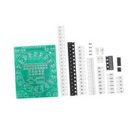 ULTECHNOVO Soldering Practice Board and DIY Component Kit for Beginners, Circuit Board with Cd4017+ne555 Led Flowing Light, Adult Soldering Projects Training Set for Electronics Skills Development