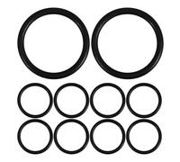ULTECHNOVO Sound Bowl O-Rings 10Pcs 60X7Mm Epdm Rubber Rings Replacement Gasket Pads for Singing Bowls Cushion
