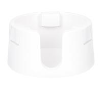 ULTECHNOVO Spill-proof Cup Holder for Desk and Car, Multi-functional White Anti-spill Beverage Holder with Waterproof Insulated Base, Suitable for Office, Camping, and Sofa Use