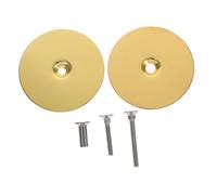 ULTECHNOVO Stainless Steel Deadbolt Hole Filler Plate with Screws Vintage Lock Cover for Door Security Upgrade Easy Tool Installation Privacy Enhancing Hole Plate for Home and Office Doors