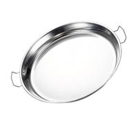 ULTECHNOVO Stainless Steel Fish-shaped Cake Pan with Double Handles Design and Easy to Clean Surface, round Baking Tray for Homes and Restaurants Serving Desserts and Snacks