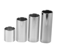 ULTECHNOVO Stainless Steel Guitar Slides - Smooth Surface Tension Resistant Lightweight Finger Slide Set with Fine Craftsmanship for Blues Rock Country Playing