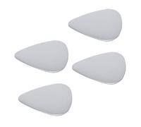 ULTECHNOVO Stainless Steel Jazz Guitar Picks 4Pcs Double-Sided Glossy Plectrums for Electric Bass Ukulele Playing Comfortably Long Sessions