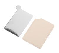 ULTECHNOVO Stainless Steel Makeup Palette Mixing Palette Compact Size Versatile Use Efficient Usage Silver Colour On-the-go Makeup Applications