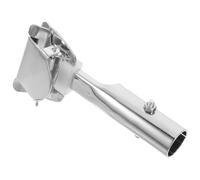 ULTECHNOVO Stainless Steel Mop Bar Clamp Adapter for Easy Replacement Compatible with Various Broom Heads Hollow Out Design for Simple Assembly Effortless Cleaning with Comfortable Grip for