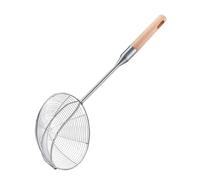 ULTECHNOVO Stainless Steel Skimmer Spoon with Fine Mesh Frying Oil Strainer Colander for French Fries Vegetables Wontons Kitchen Gadget for Home and Restaurant Use