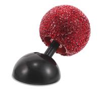ULTECHNOVO Start Stop Button Protective Cover for Car Ignition Button Abs Red Ball Sparkle Design Stable Protection Easy Upgrade for Business and Social Settings