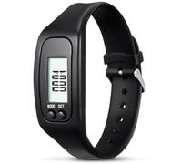 ULTECHNOVO Step Counter Watch Lightweight Silicone Pedometer Bracelet Multi-Function Fitness Tracker Wristband for Walking Running Activity Monitoring