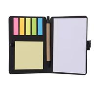 ULTECHNOVO Sticky Memo Notepad Black Self-stick Notes Convenient to Carry Easy Note Taking for Writing and Recording Memories