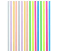 ULTECHNOVO Sticky Tabs Bookmarks Set 2 Books with Fluorescent and Soft Tone Pet Adhesive Reading Markers Portable Page Strips for School, Office, and Reading Notes