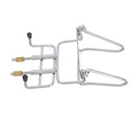 ULTECHNOVO Sturdy Erhu Waist Bracket Iron Stand Built-in Leather Spacer Practical Erhu Supporting Rack Provides Lumbar Back Support and Stability While Playing