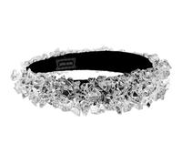 ULTECHNOVO Stylish European Baroque Ice Cube Headband for Women, Sturdy Acrylic and Sponge Material Hair Band, Fashionable Hair Accessory for Parties and Daily Wear