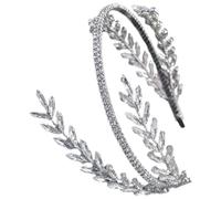 ULTECHNOVO Super Sparkling Rhinestone Hairbands with Comfortable Fit Decorative Bride Headband for Women and Girls for Wedding, Stage Performances, and Graduation W ccessories