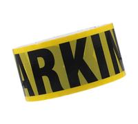 ULTECHNOVO Tape Warning Tape Adhesive Caution Tape Roll Do Not Crush Bright Yellow Black Warning Signs