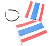 ULTECHNOVO Thailand Flag Head Boppers Headband Mini Thailand Flag Plastic Cheering Prop for Competitions and Dances