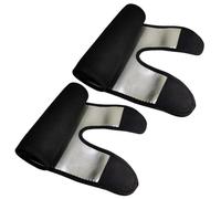 ULTECHNOVO Thigh Wrap Sweat Leg Bands Neoprene Adjustable for Running | Black Pair, Stabilises Muscles and Reduces Swelling, Breathable Non-slip Upper Leg, Knee Sleeve Men