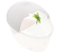 ULTECHNOVO Turtle Basking -piece Moulded for Reptiles and Turtles White Pp Leak-proof Resting Platform Suitable for Home Breeding and Feeding Tanks