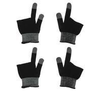 ULTECHNOVO Two-finger Game Gloves 2 Pair Black Carbon Fiber Finger Sleeves
