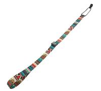 ULTECHNOVO Ukulele Adjustable Strap with Leather Ends and Cotton Belt for Soprano, Concert, and Tenor Ukuleles Punch-Free, for Standing Use by Adults and Boys and