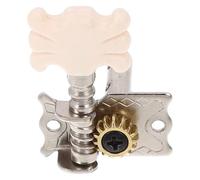 ULTECHNOVO Universal Guitar Tuning Pegs 3 White Metal Plastic String Fix Replacement for Folk and Electric Guitars Acoustic Instrument Accessories