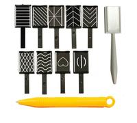 ULTECHNOVO UV Gel Nail Polish Cat Eye Magnet Set 11Pcs with Magnet Stick Pen for Manicure Tools