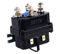 ULTECHNOVO V 250a Winch Relay Solenoid for Atv Utv with Tested Reliability and Waterproof Design, Black Copper Alloy Material Suitable for Offroad Adventure and Deserts, Heavy Duty Vehicle