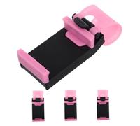 ULTECHNOVO Vehicle Wheel Phone Stand Universal Steering-mounted Phone Clip Abs Pvc Material Easy to Install Use