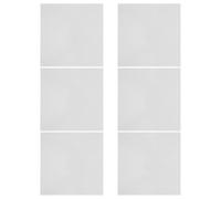 ULTECHNOVO Vent Covers and Simple Cleaning White Square 6pcs Magnetic Rubber Material Easy Installation and Debris Prevention for Dust Blocking for Ceiling Vents in Homes