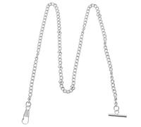 ULTECHNOVO Vest Waistcoat T-bar Pocket Watch Biker Punk Chain Lobster Clasps Watch Chain Link Albert Chain Vest Chains for Men Gold Pocket Watch Chain Gold Pocket Chain Alloy Man Antique