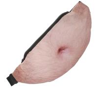 ULTECHNOVO Waist Bag Men Bag Pu Material Creative Design Emulation Style Smooth Sewing Stitching Wear Resistant for Biking Everyday Use