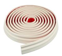 ULTECHNOVO Wall Molding Trim Peel and Stick Rail, Self-Adhesive Panel Moulding Kit, Flexible DIY Home Decor Wallpaper Border for Mirror Border Wall Lines, 5M Cream White