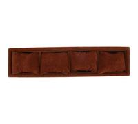 ULTECHNOVO Watch Pillow Tray Ice Velour Jewellery Display Tray for Bracelets Bangles and Watches Individual Compartments with Pillows Jewellery Organiser for Storage and Display 13.39 X 3.15 X 1.46 in