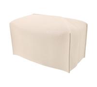 ULTECHNOVO Waterproof Fake Leather Tissue Box Cover Large Desktop Napkin Holder for Bathroom Office Car Nightstand Vanity Tissue Organizer White