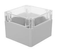 ULTECHNOVO Waterproof Plastic Electrical Connection Box with Hinged Cover, Suitable for Circuit Breakers and Electrical Connections, for Production Line Wiring and Machine Control Enclosure