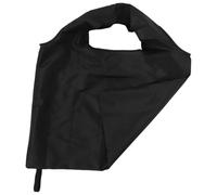 ULTECHNOVO Waterproof Polyester Grocery Bag Reusable Foldable Shopping Tote | Easy Storage, Black Pure Colour Style, Market and Supermarket Use, Keeps Daily Essentials and Produce Dry