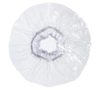 ULTECHNOVO Waterproof Shower Cap Bathing Hat Eva with Elastic Straps, 38cm, for Long Hair, Washing Faces and Showering, Unisex
