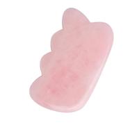 ULTECHNOVO Wave Shape Pink Composite Crystal Facial Massage Tool Spa Board for Women Skin Scraping and Circulation Activation Face Care