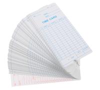 ULTECHNOVO Weekly Time Sheets 100Pcs Employee Tracking Cards Attendance Management Cardstock Suitable for Hotels and Workplaces