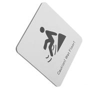 ULTECHNOVO Wet Floor Caution Plaque Waterproof Safety Sign Non-slip Slippery Floor Warning Plate for Bathroom and Commercial Use
