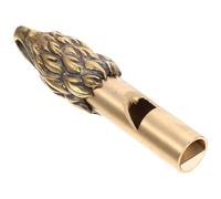 ULTECHNOVO Whistle Be and Pendant Brass Loud Crisp with Keychain Sound, Mini Emergency Accessory Can Worn around for Use Outdoor Neck Car Sports Referees