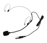 ULTECHNOVO Wired Headworn Microphone Headset with Ear Hanging Design Black Four-Pin Cannon Connector Multi-Function Mic Headset for Teaching Speaking and Recording