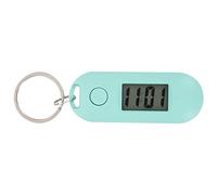 ULTECHNOVO Womens Digital Watch Watch Pocket Clip on Mini Key Ring Digital Pocket Electronic with Chain Students Keychains for Backpacks, Green Portable Keychain Kids Sports