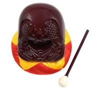 ULTECHNOVO Wood Meditation Percussion Instrument with Wood Stick Buddhist Chanting for Early Education and Temple Use