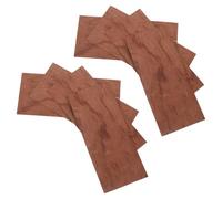 ULTECHNOVO Wood Veneer Sheets Enhanced Acoustic Performance 10pcs Brown Thin Wood Sheets Uniform Thickness for Guitar Making and Cabinet Repair for DIY Projects and Furniture