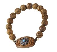 ULTECHNOVO Wooden Beaded Bracelet for Teens Stylish and Versatile Accessory Made from Natural Wood Summer Jewelry and Casual Wear