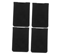 ULTECHNOVO Wooden Beard Comb Pouch and Pu Leather Scissor Holder Set 4pcs Travel Comb Organizer Case for Hairstylists Hairdressers Portable Hair Tool Storage for Home and Travel