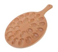 ULTECHNOVO Wooden Egg Tray for Chicken Eggs Holder for Kitchen Display and Easter Basket Filler